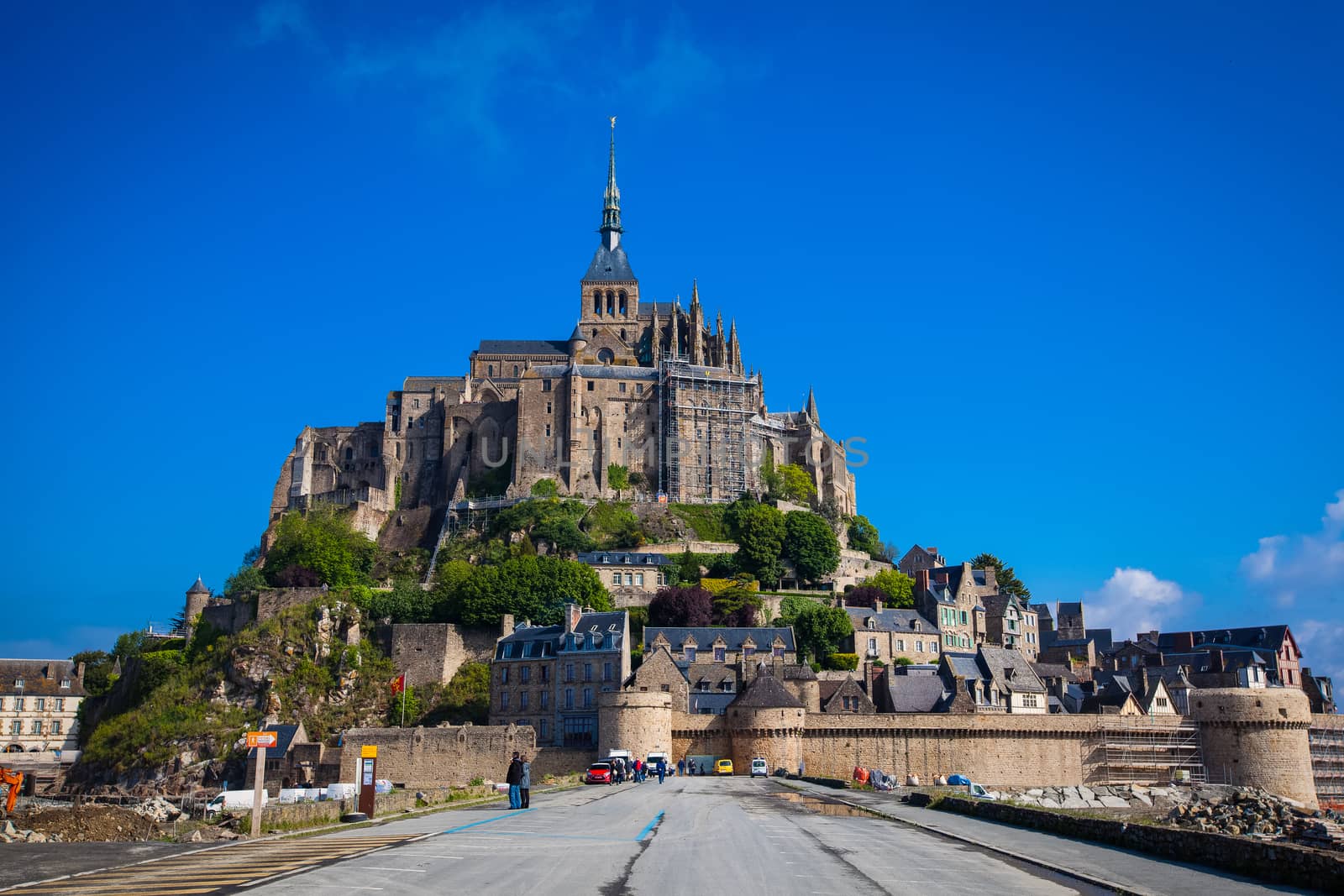 Mont St. Michel, the monastery on an island in Normandy