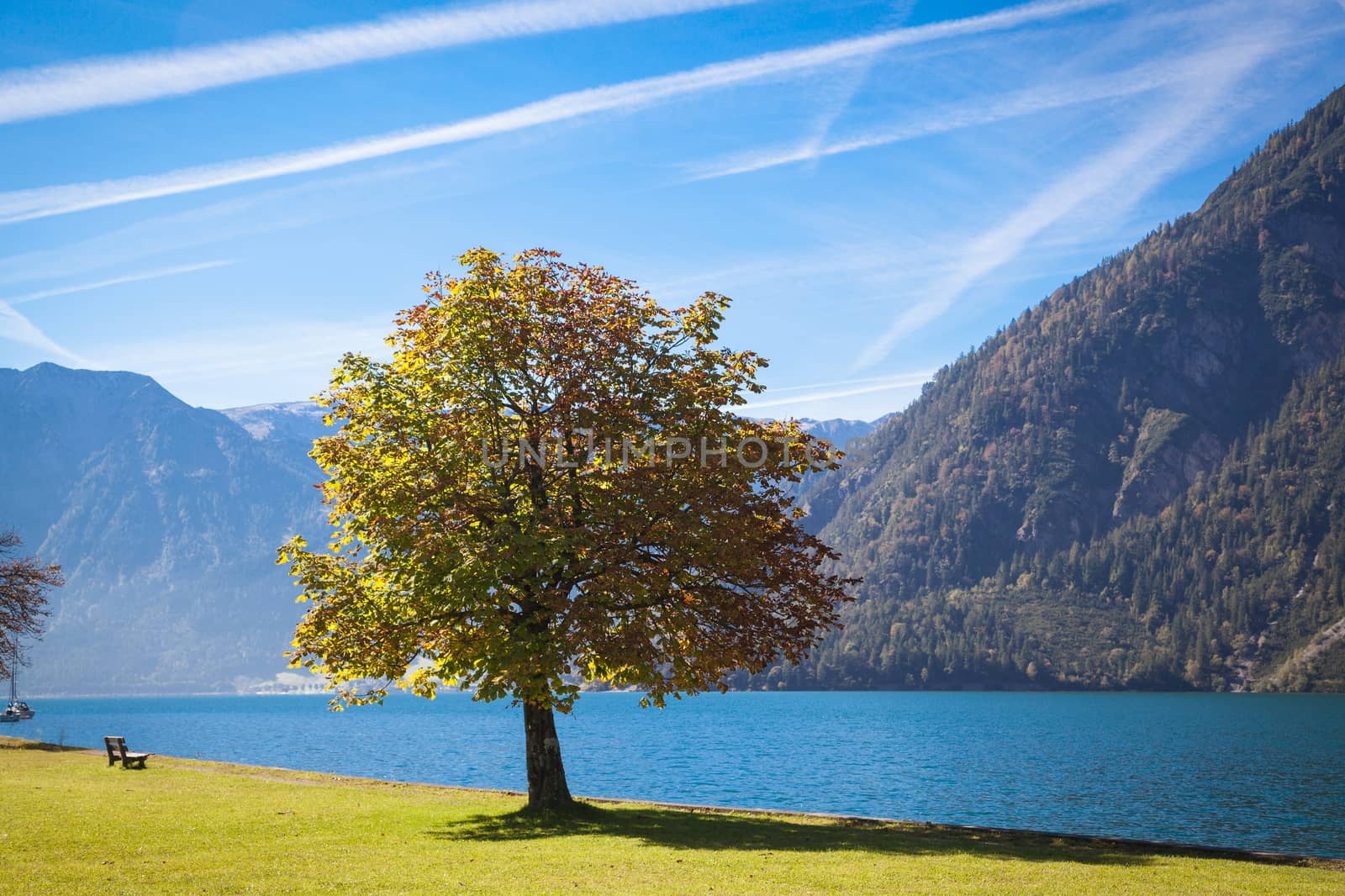 Autumn Lake Achensee Austria by hardyuno