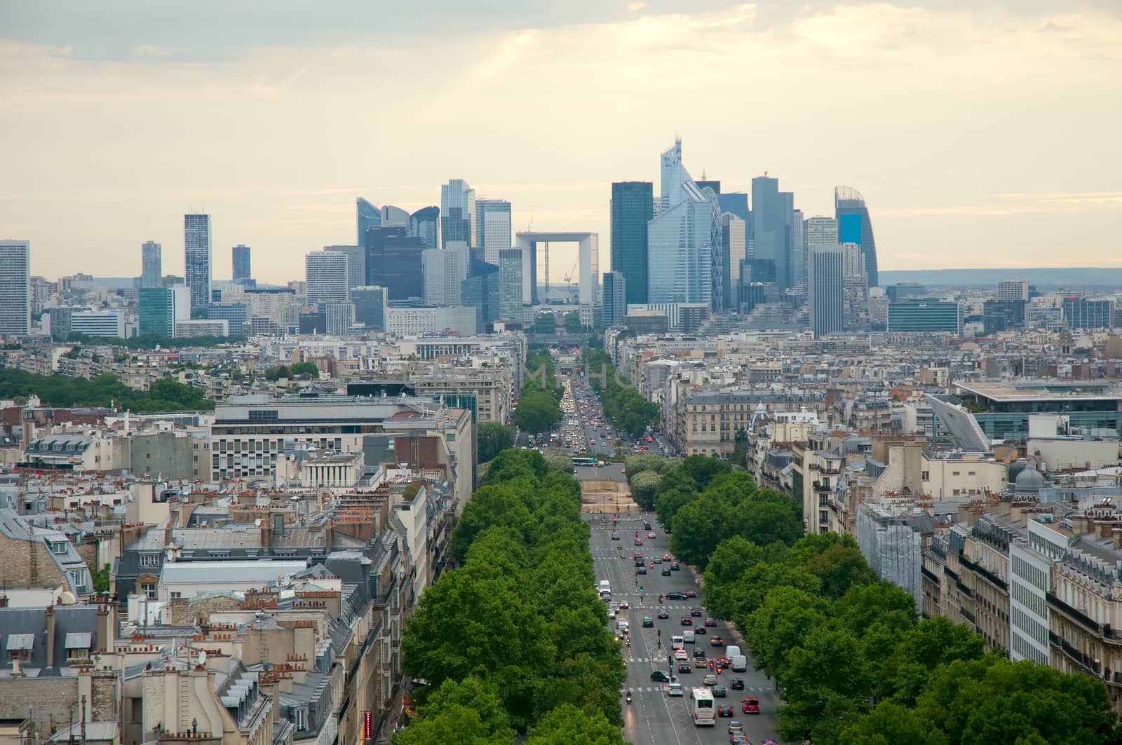 Defense or La Defense - Modern business and residential district by LarisaP