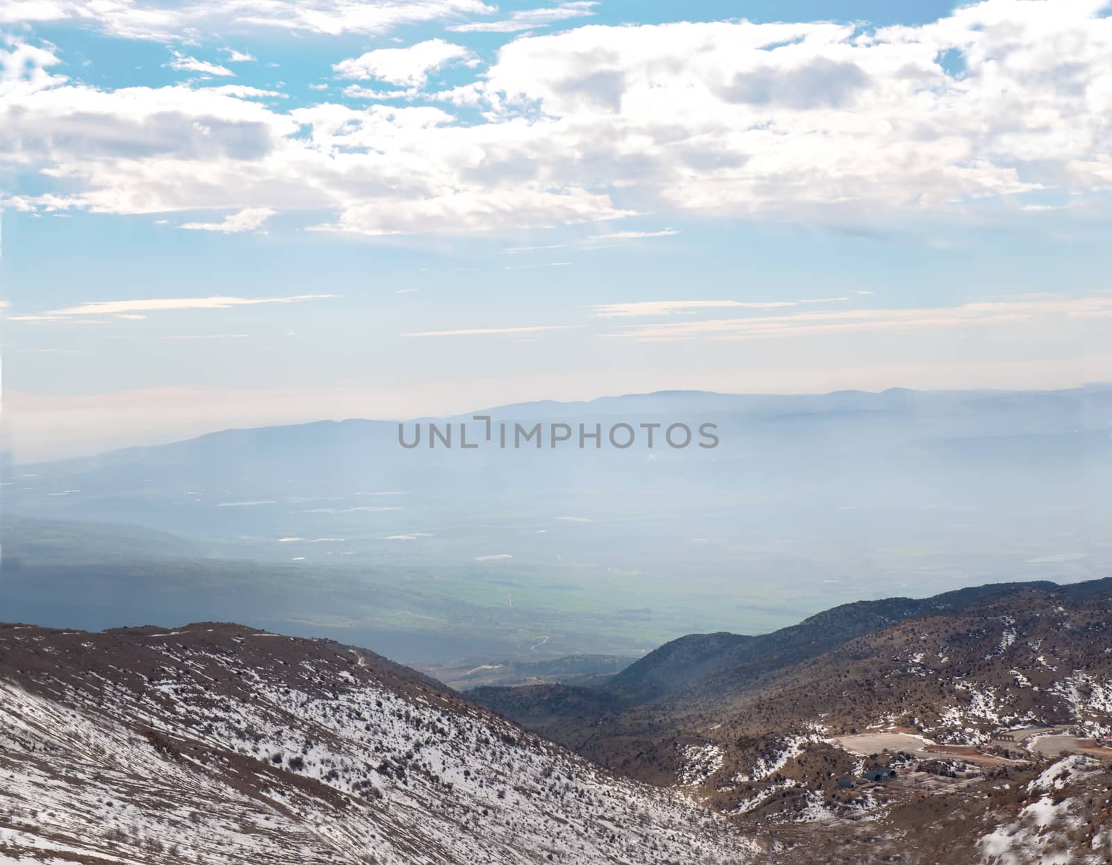 Mount Hermon to the border of Israel and Syria . by LarisaP