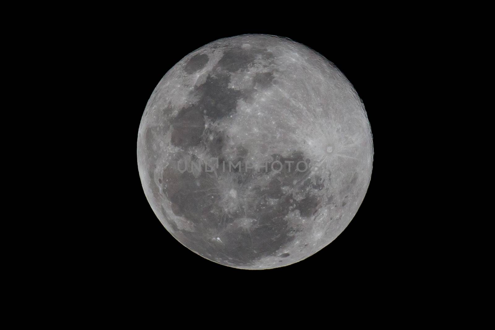 Full moon as seen from South Africa on 31 August 2015 making it a blue moon
