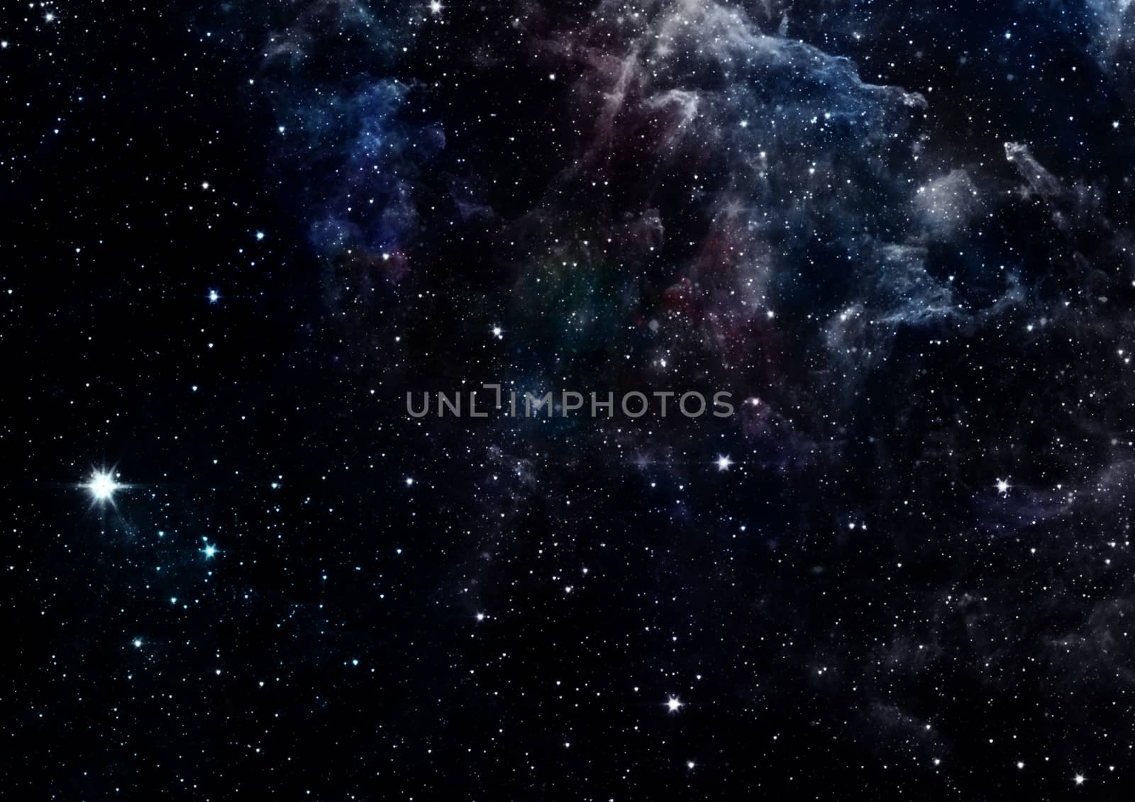 Small part of an infinite star field of space in the Universe. "Elements of this image furnished by NASA".
