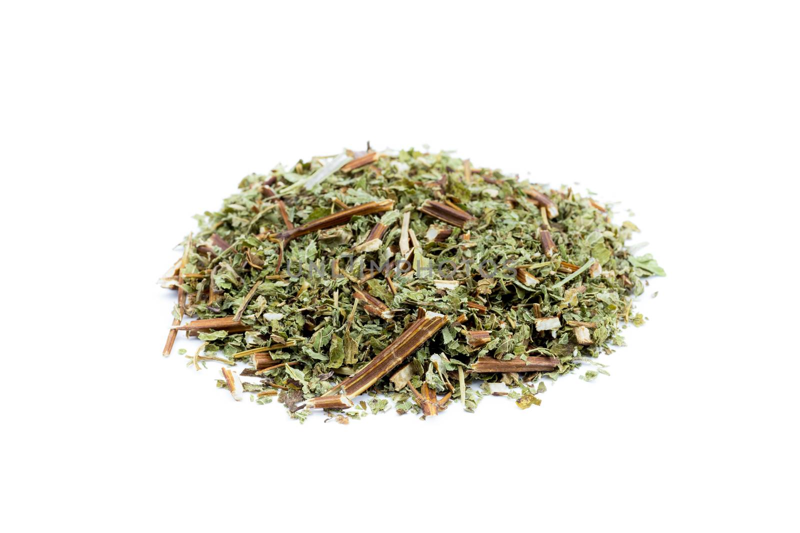 Heap of loose tea lemon balm by BenSchonewille