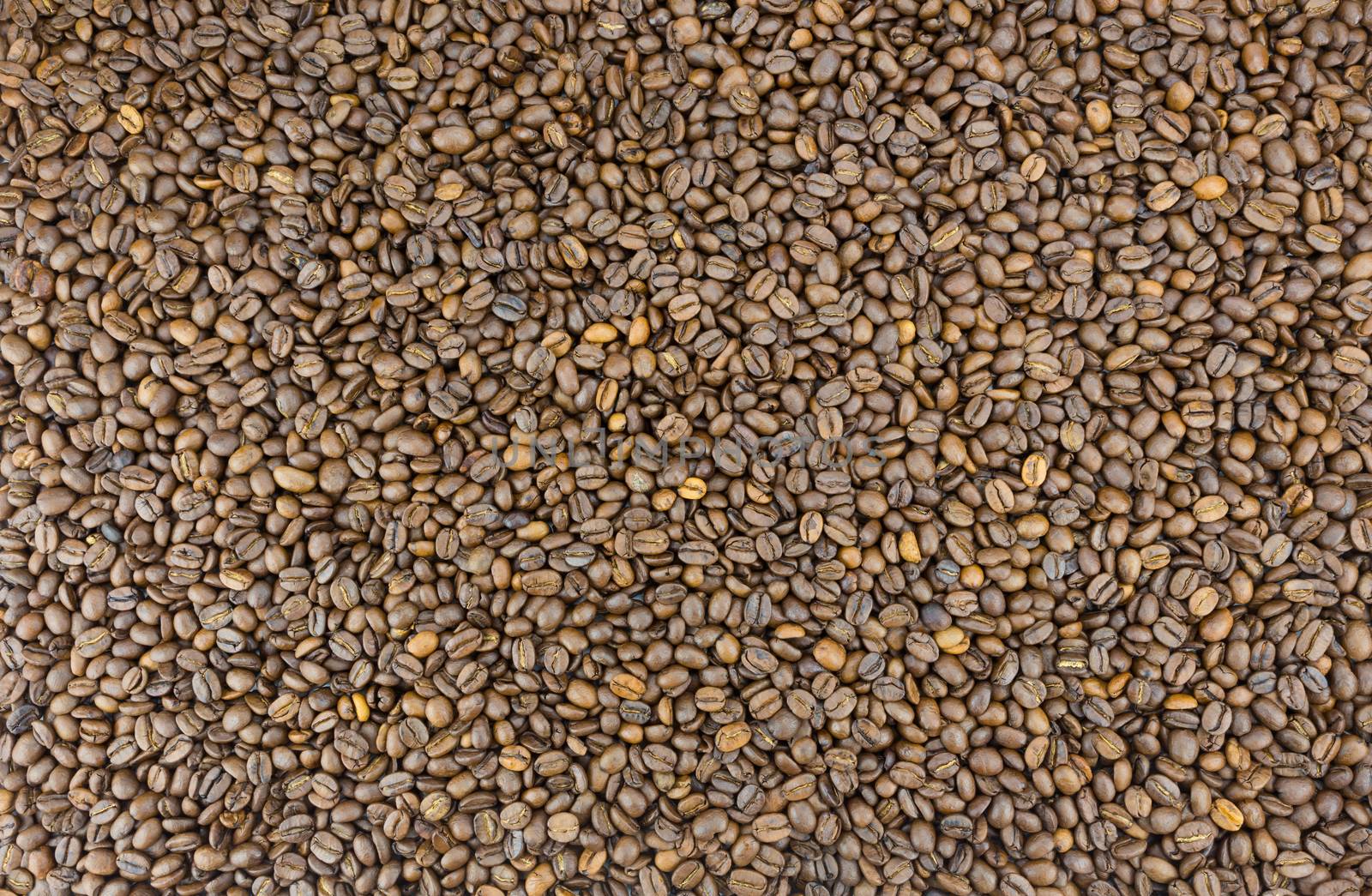 Many coffee beans as background by BenSchonewille