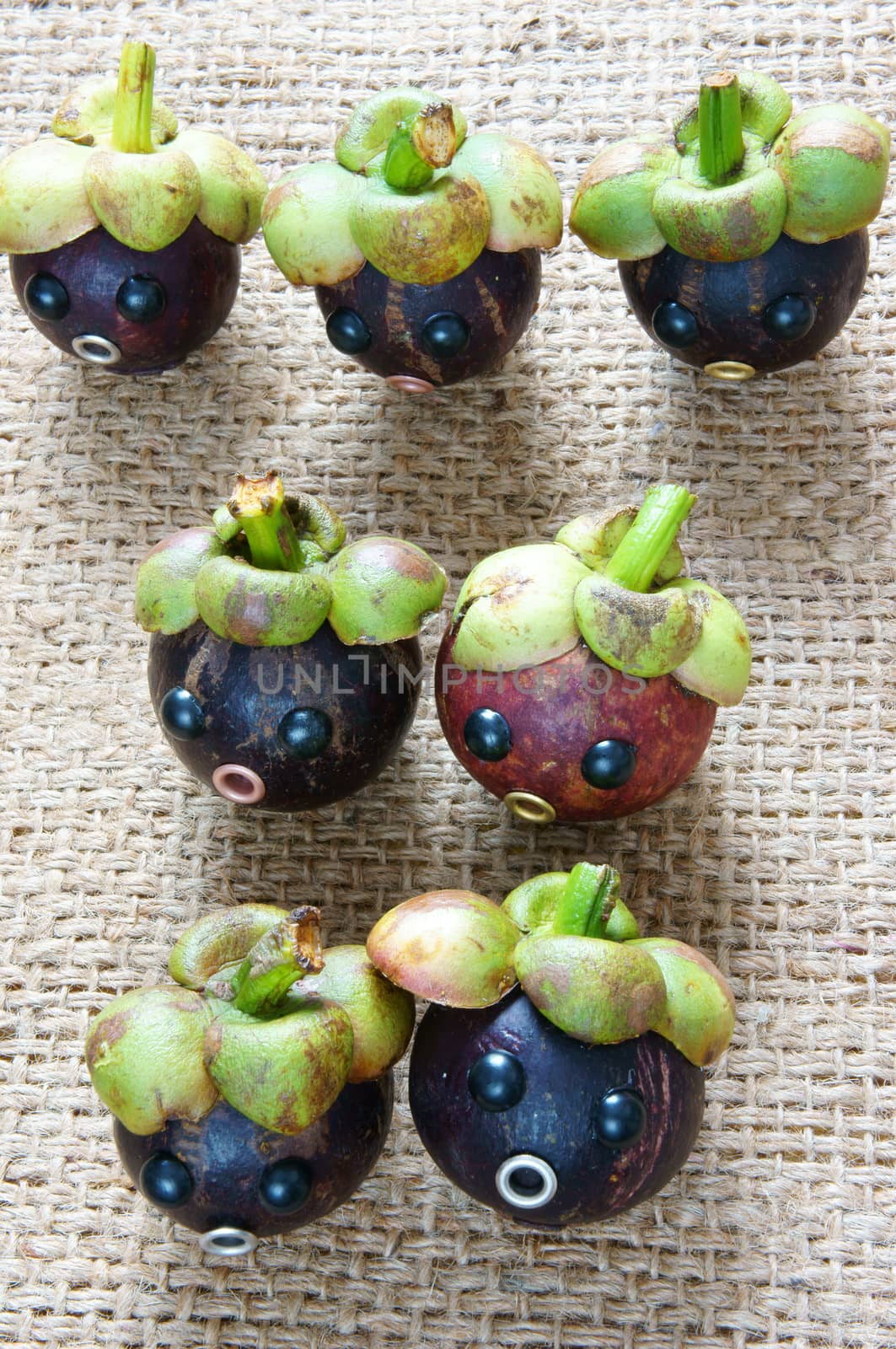 Amazing, funny, mangosteen, worried, anxiou face by xuanhuongho
