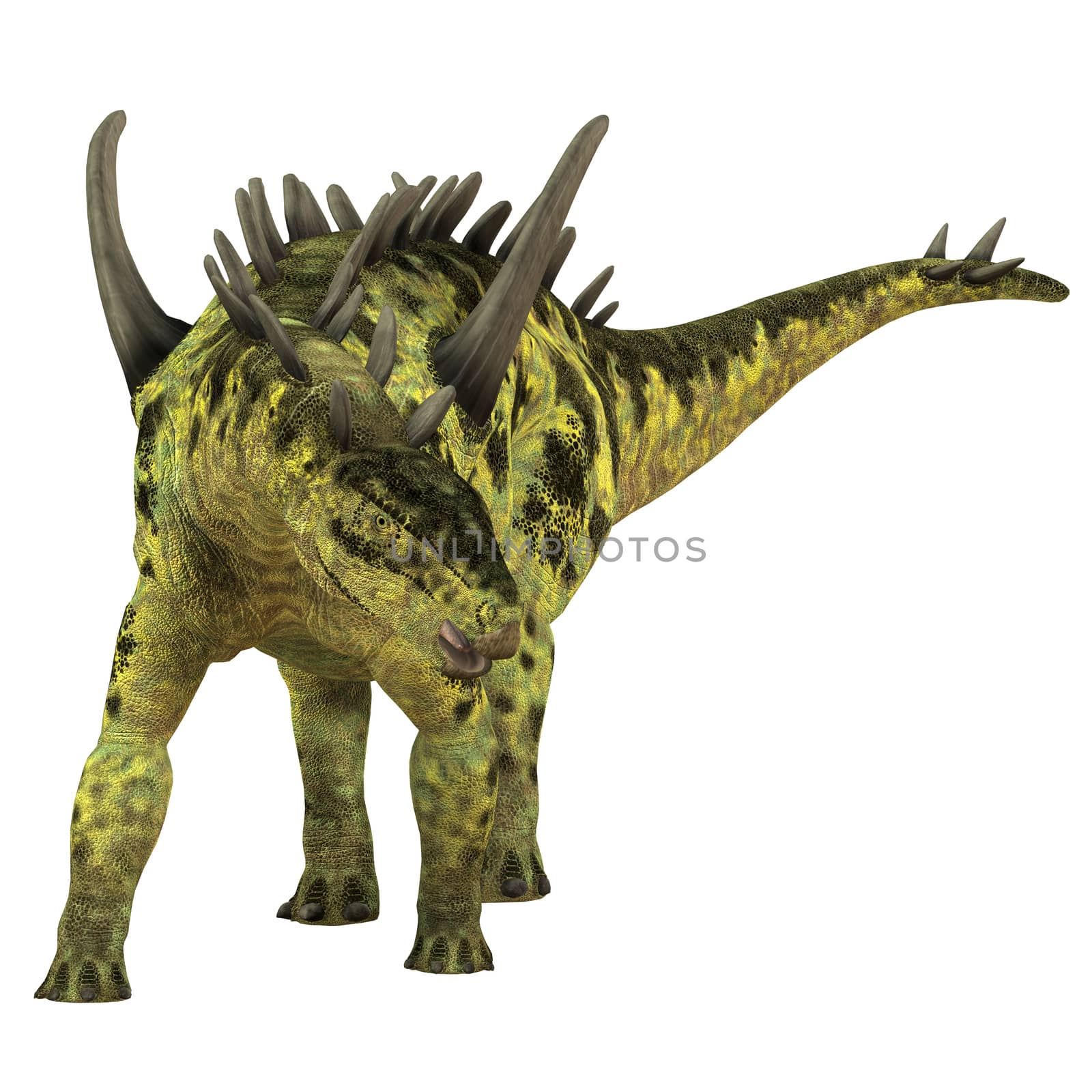 Gigantspinosaurus Herbivore Dinosaur by Catmando