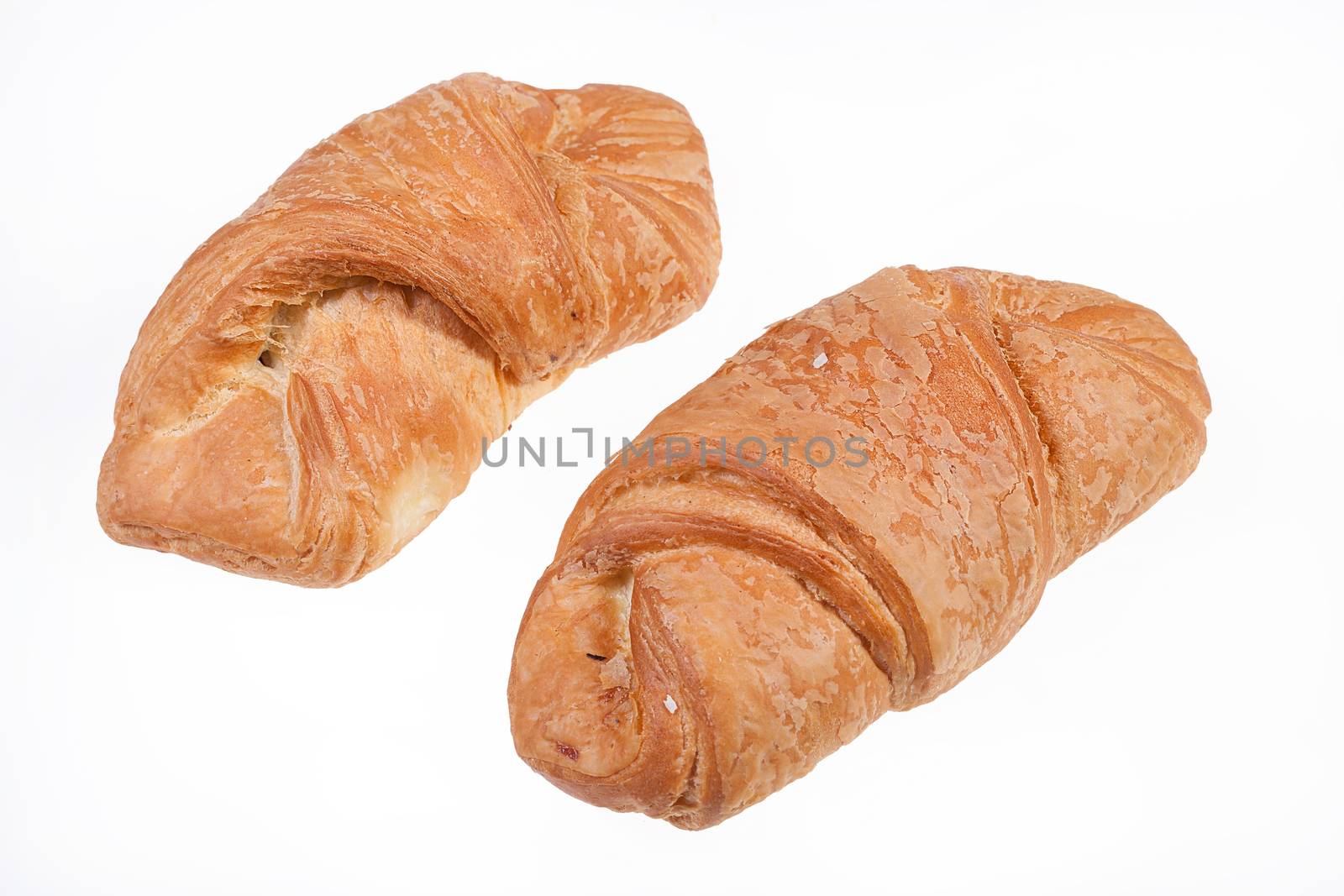 Pastry on isolated white background