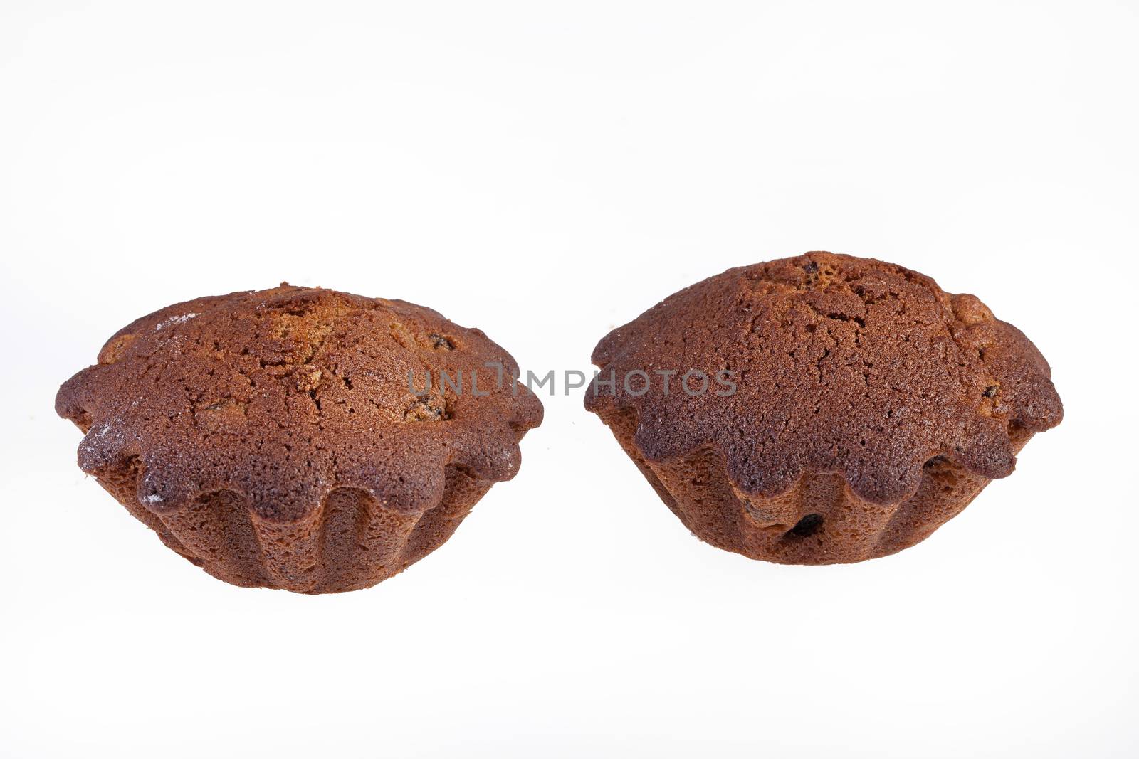 Pastry on isolated white background