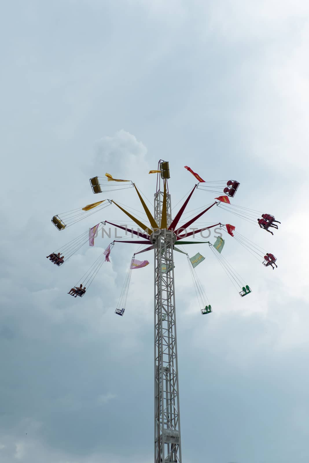 Giant Swing Ride on Fair