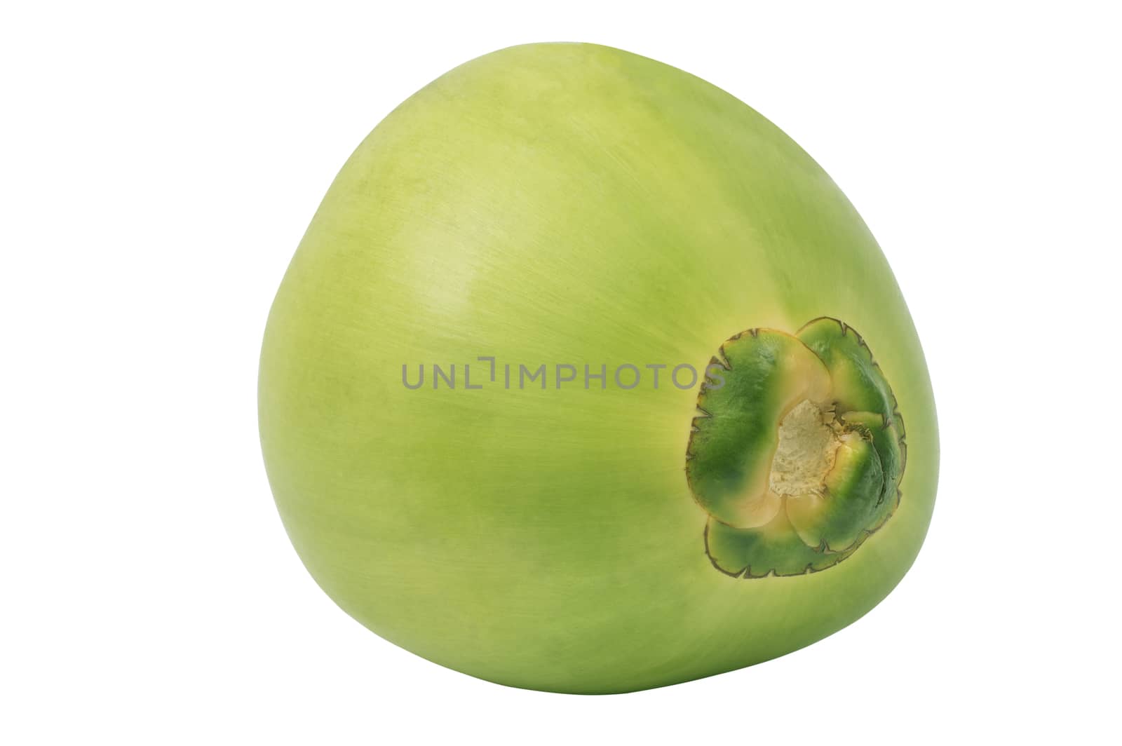 Fresh coconut isolated, clipping path included