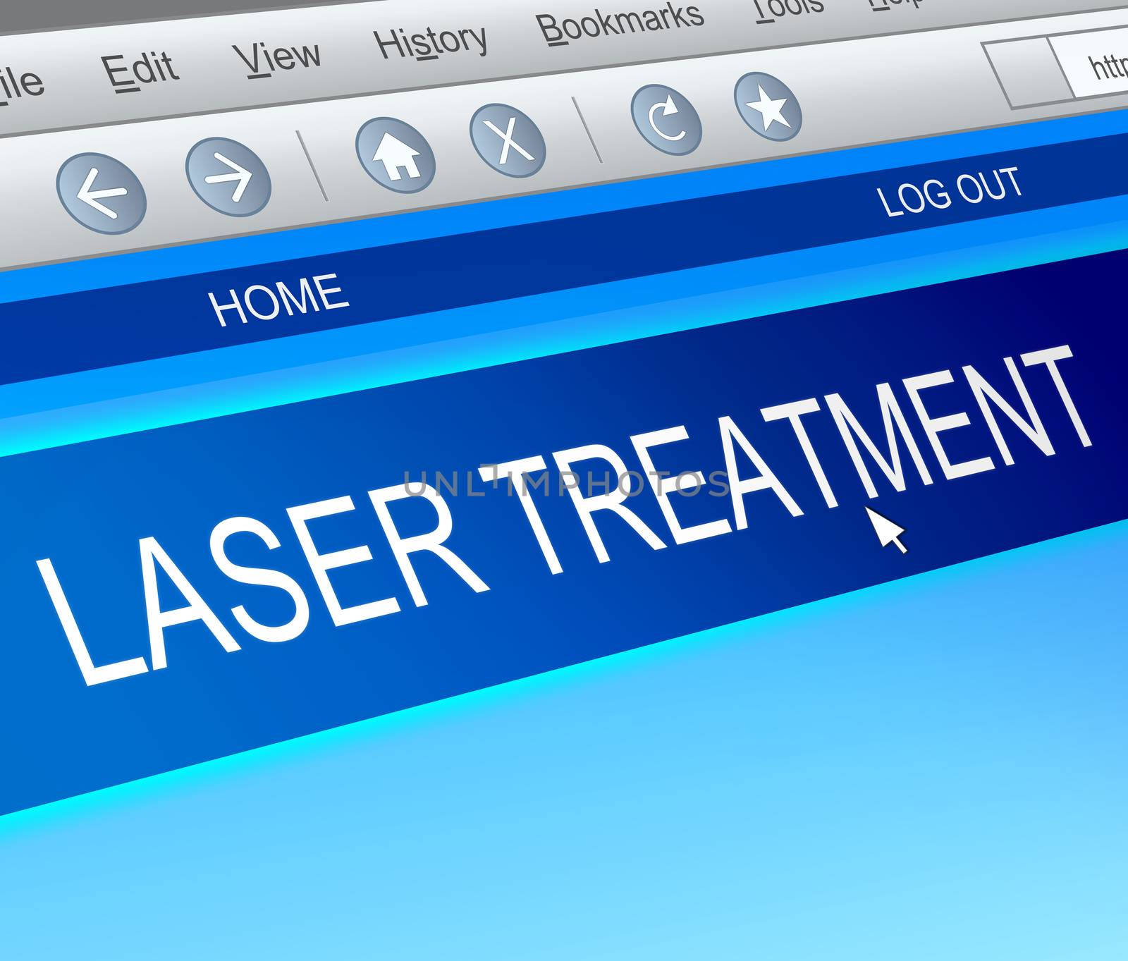 Laser treatment concept. by 72soul