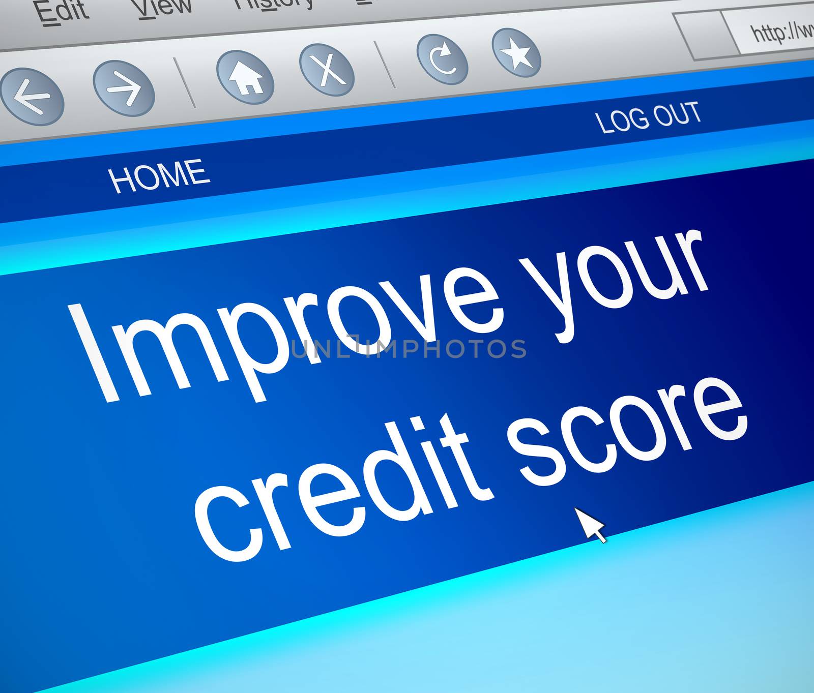 Credit score concept. by 72soul