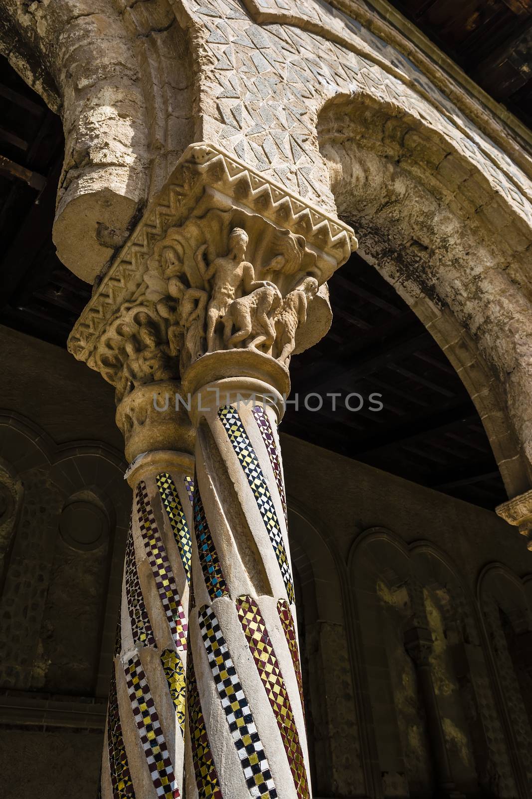 Cloister of the Monreale Abbey, Palermo by ankarb