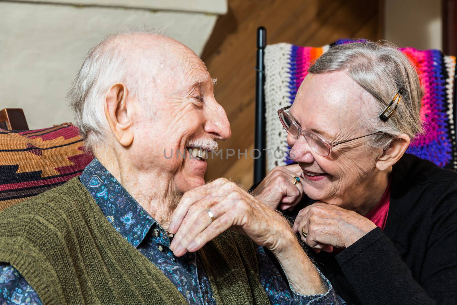 Happy Elderly Couple by Creatista