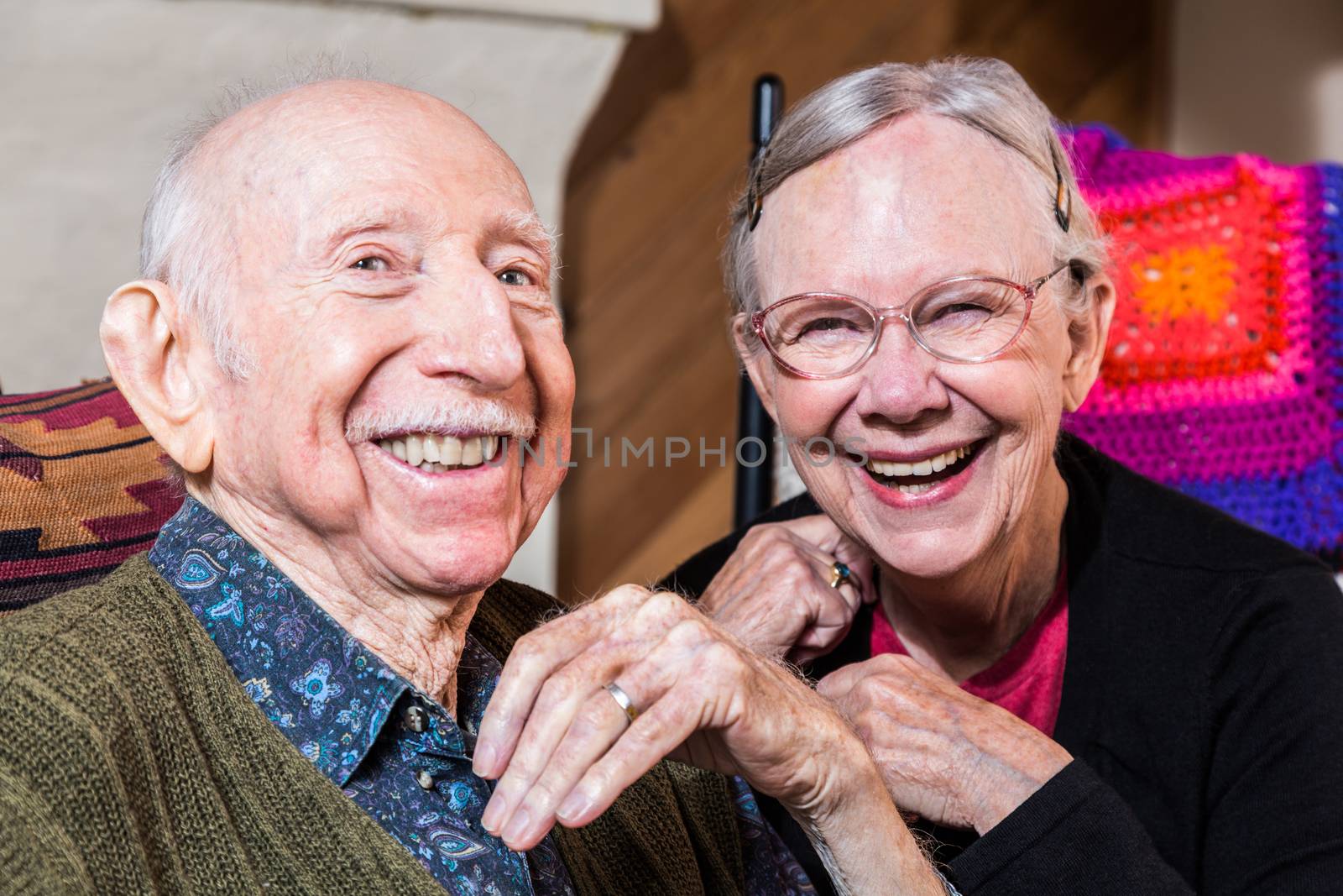 Happy Older Couple by Creatista