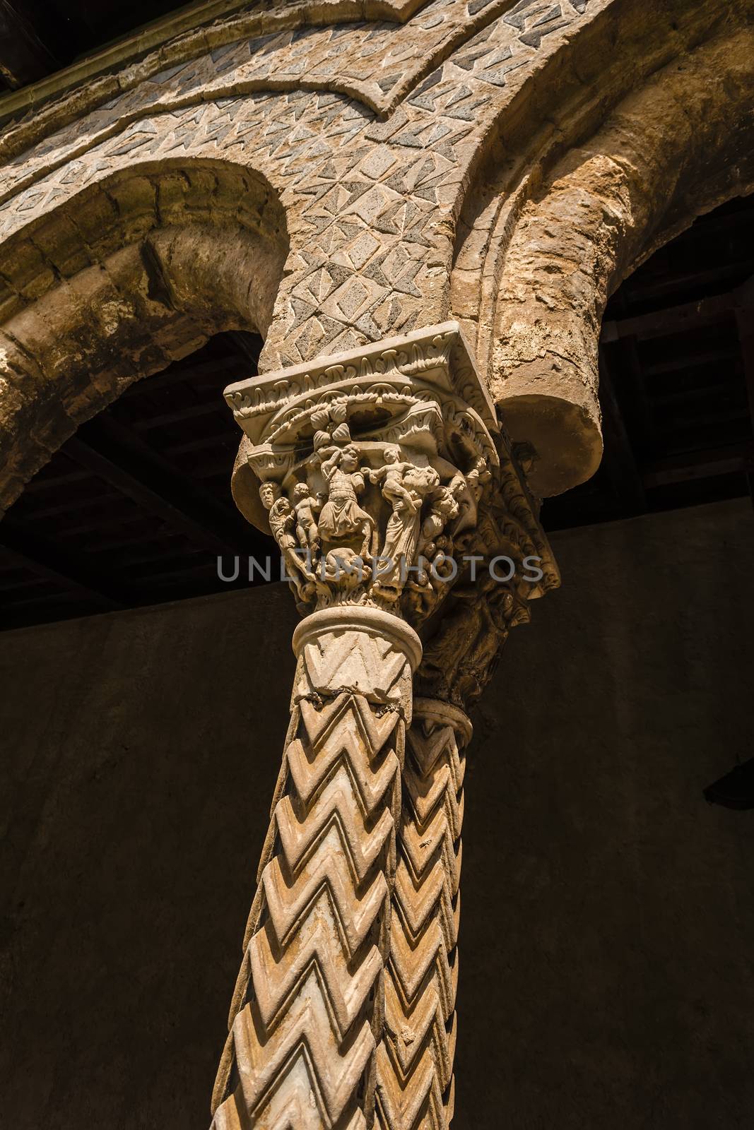 Cloister of the Monreale Abbey, Palermo by ankarb