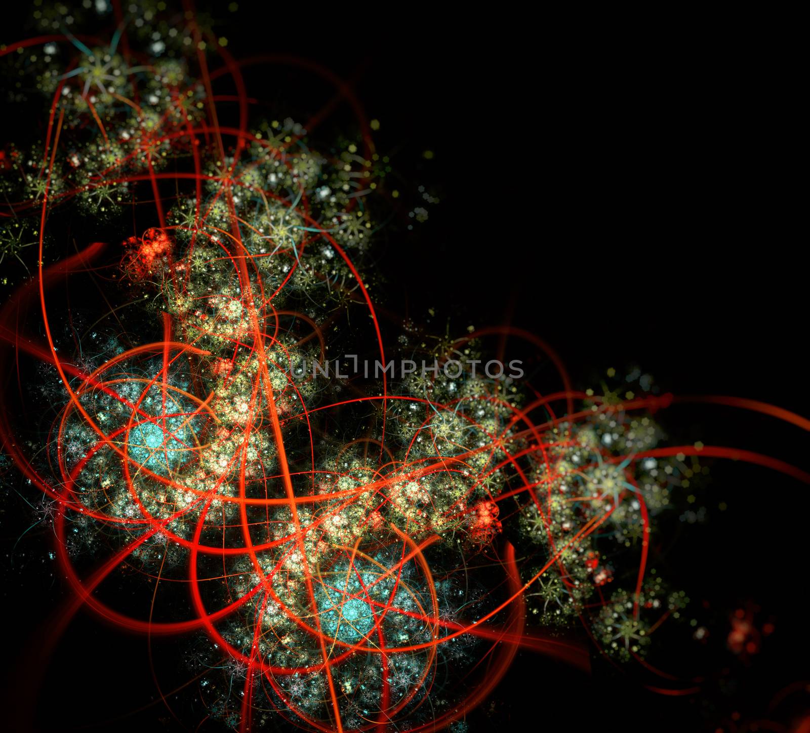 Galaxy fantasy. Fractal. Computer generated fractal artwork for design
