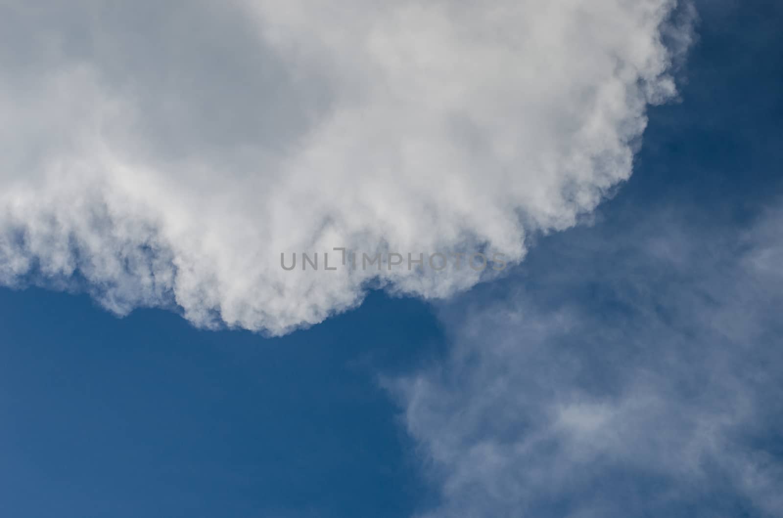 Summer cloud in blue sky, Thailand