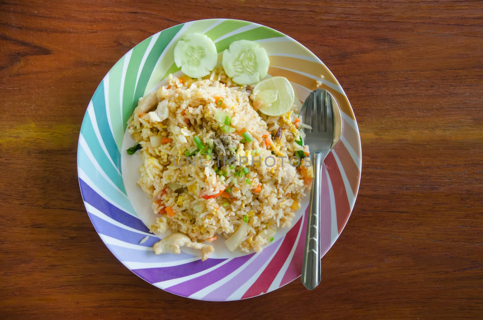 Fried rice in Thai style, Thai cuisine by pixbox77