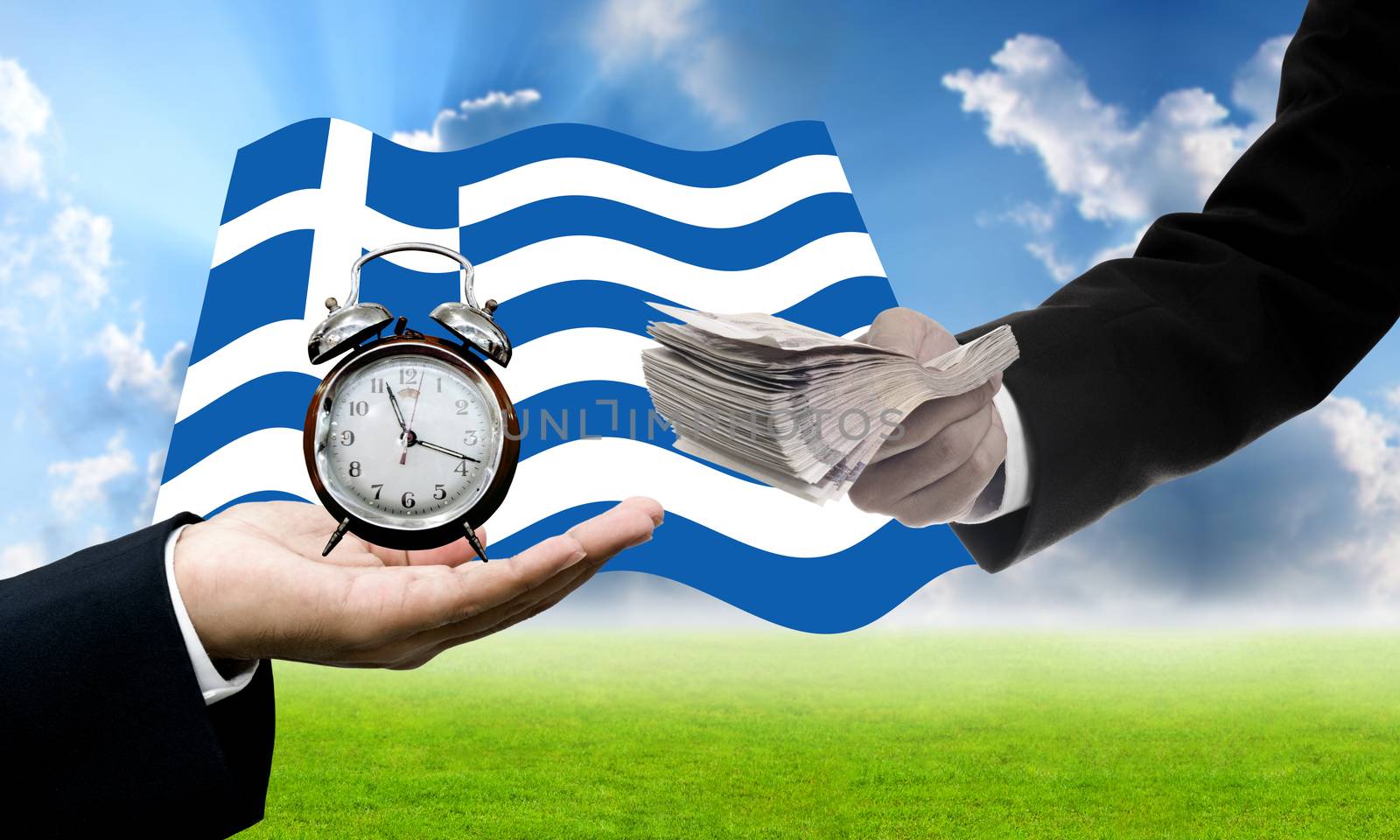 Deadline for pay debt, Greece’s Debt Crisis concept  by pixbox77