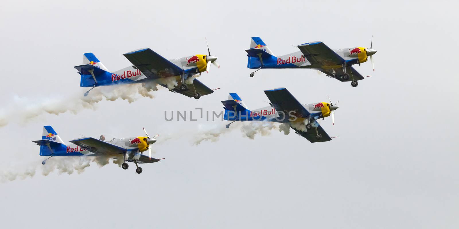 Flying Bulls Aerobatics Team on the Airshow "The Day on Air" by hanusst
