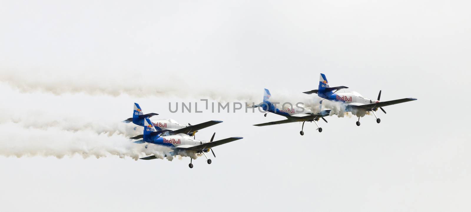Flying Bulls Aerobatics Team on the Airshow "The Day on Air" by hanusst