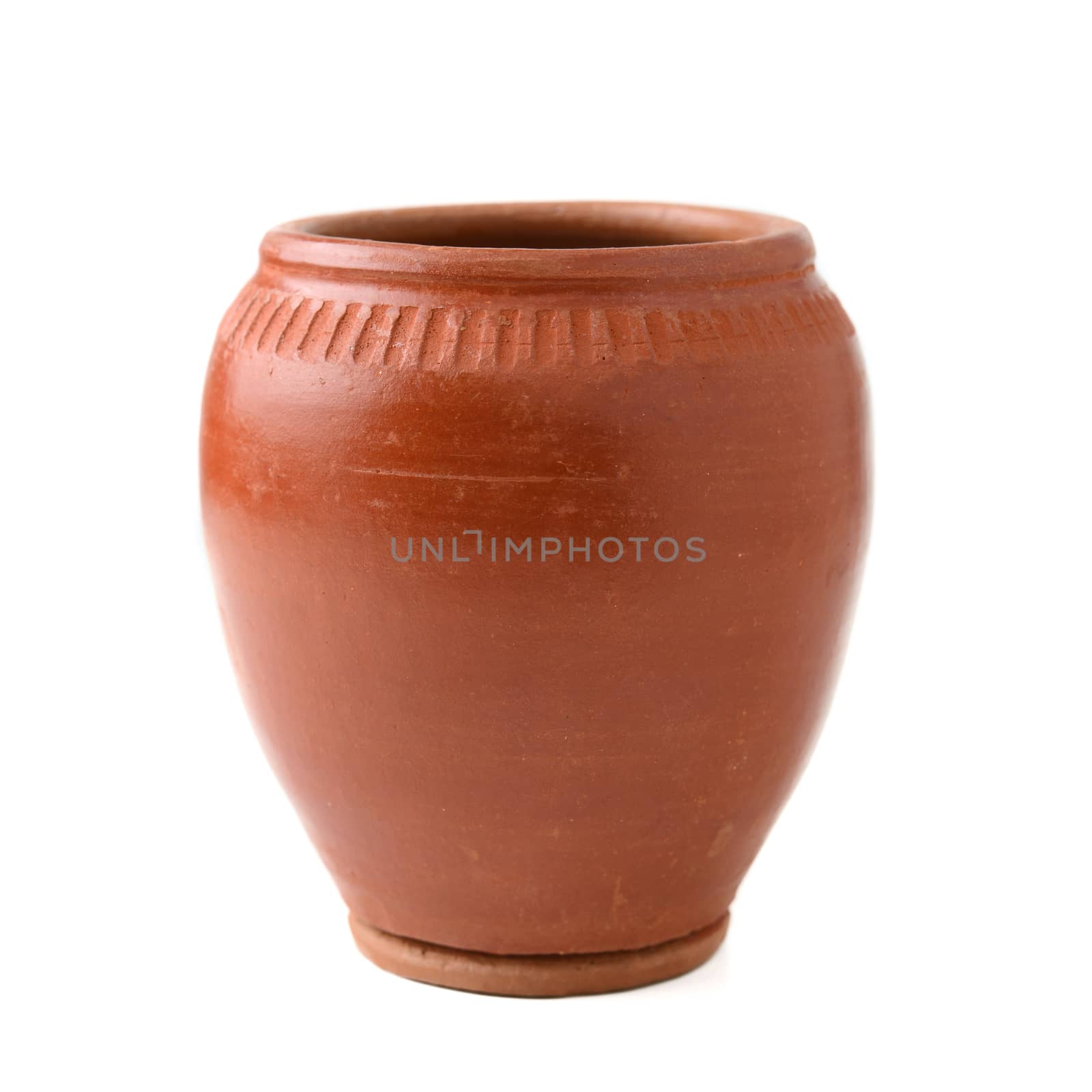 pottery jar isolated