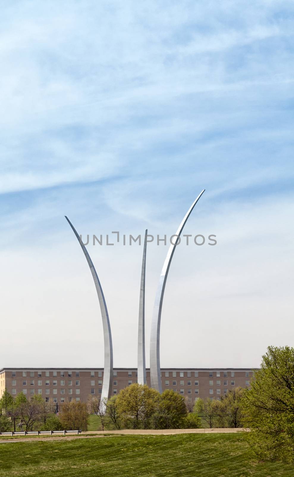 Air Force Memorial by the Pentagon Memorial