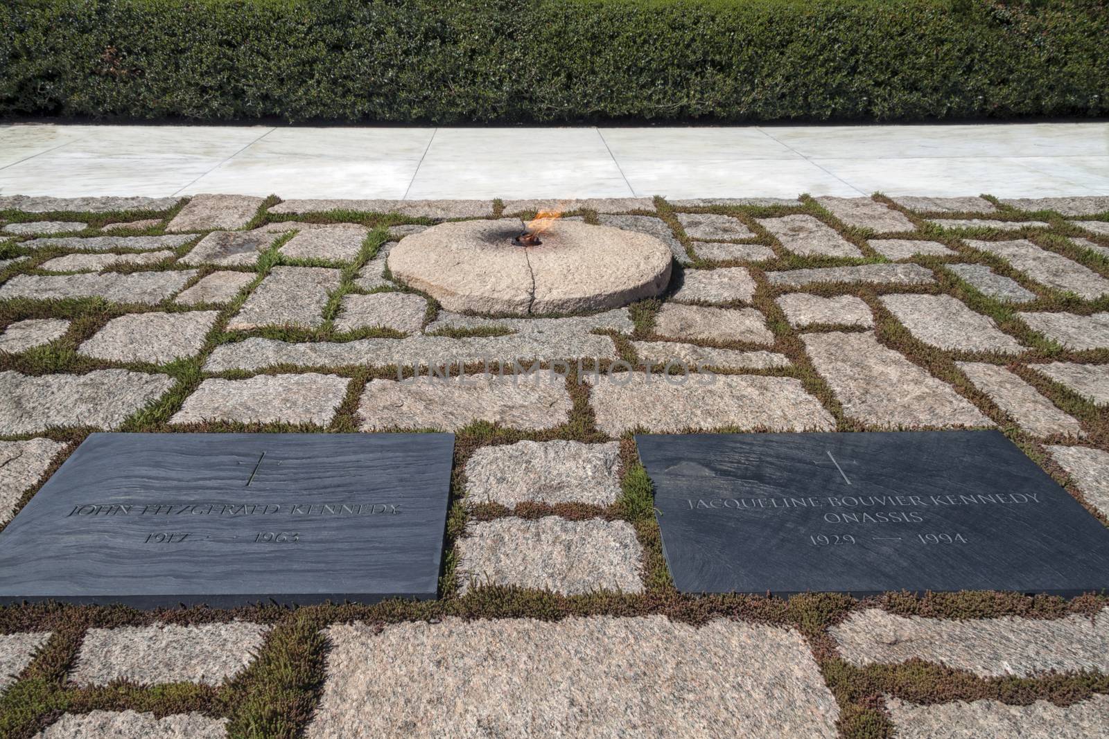Gravesite of President John F Kennedy Gravesite at Arlington Cemetery