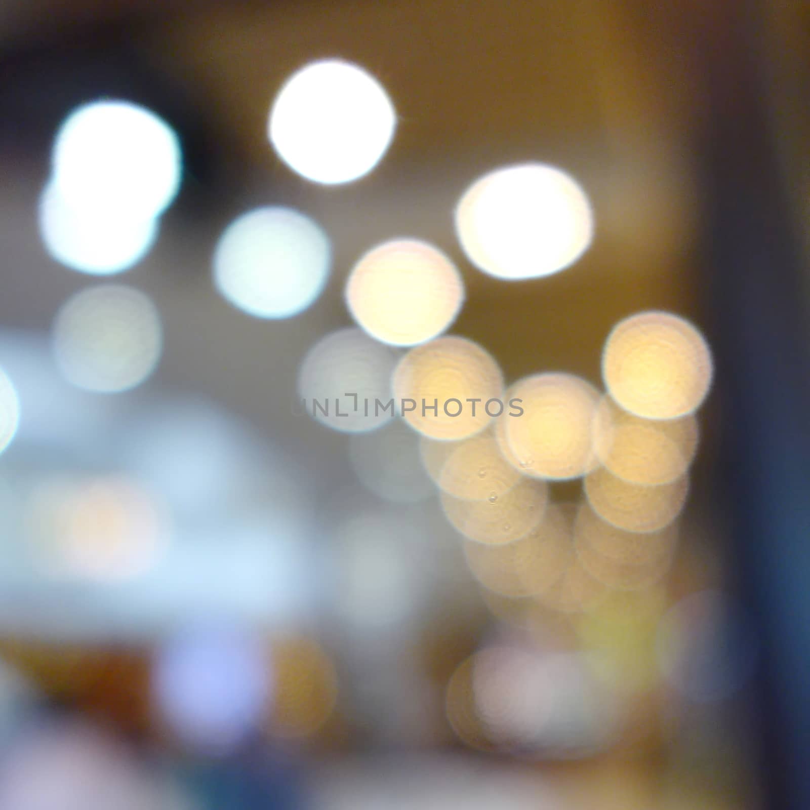Abstract blurred background with bokeh of light