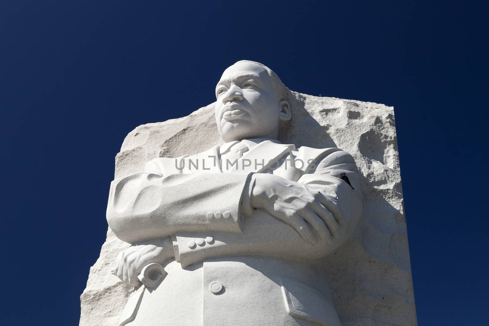 Washington DC, USA - October 17, 2014: The Martin Luther King Jr. Memorial located on the National Mall on the Tidal Basin in Washington DC is America's 395th National Park.