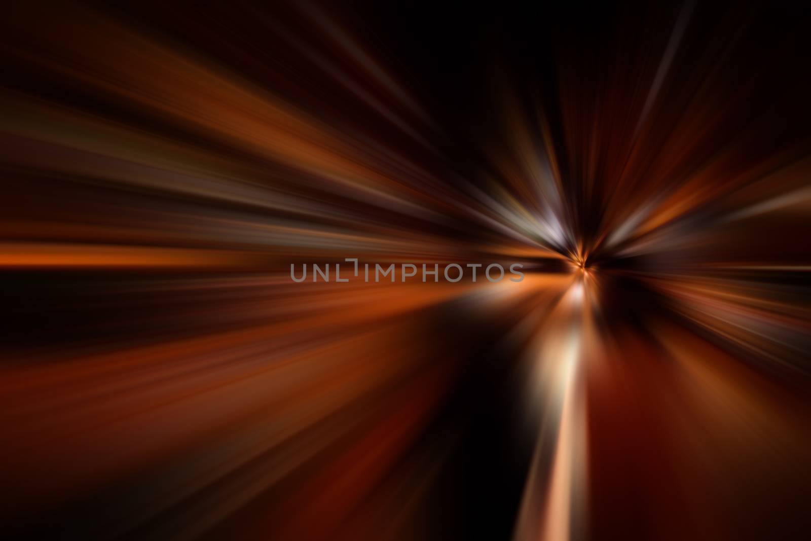 speed motion blur on road at night by kaisorn