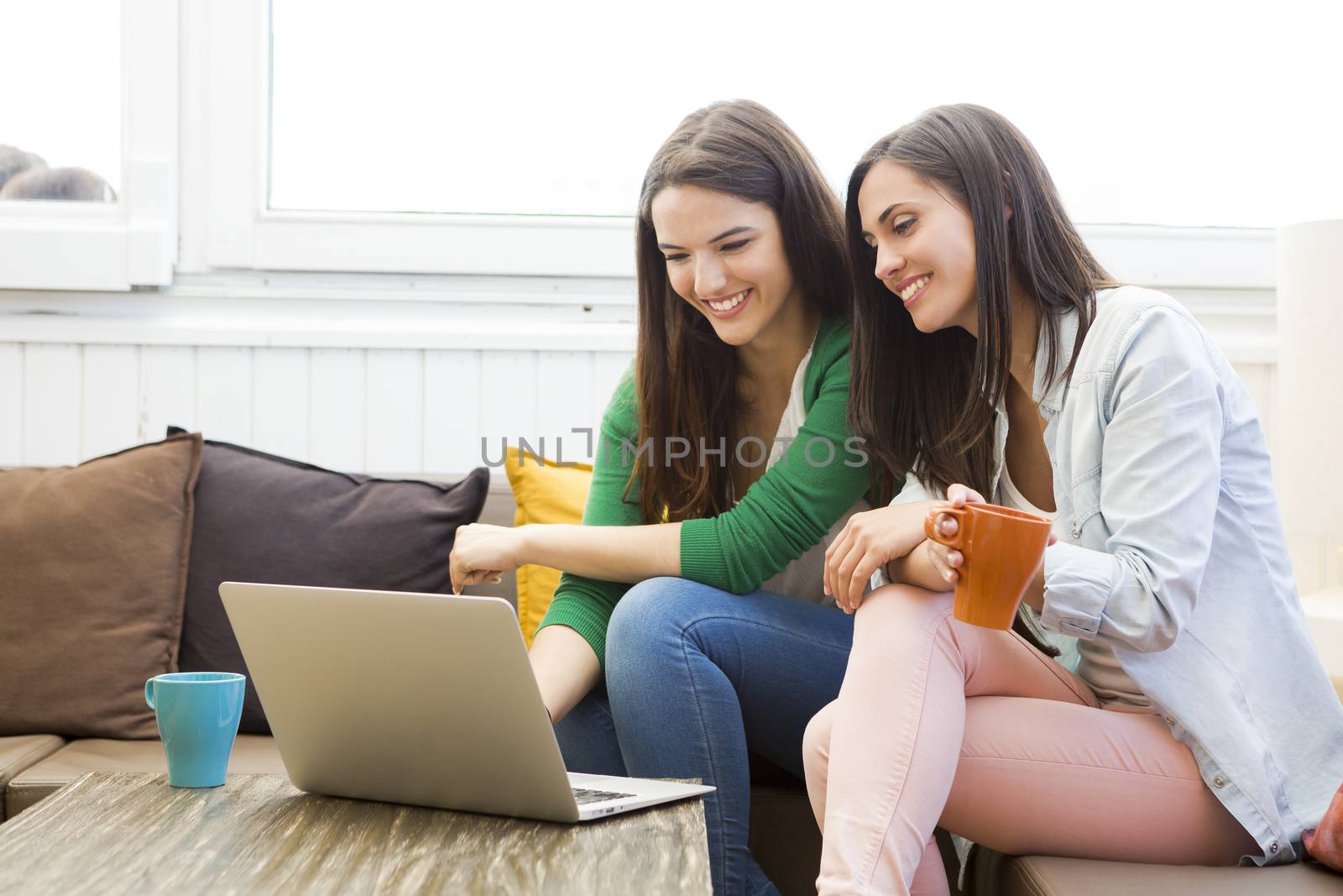 Best friends at the coffee shop by Iko