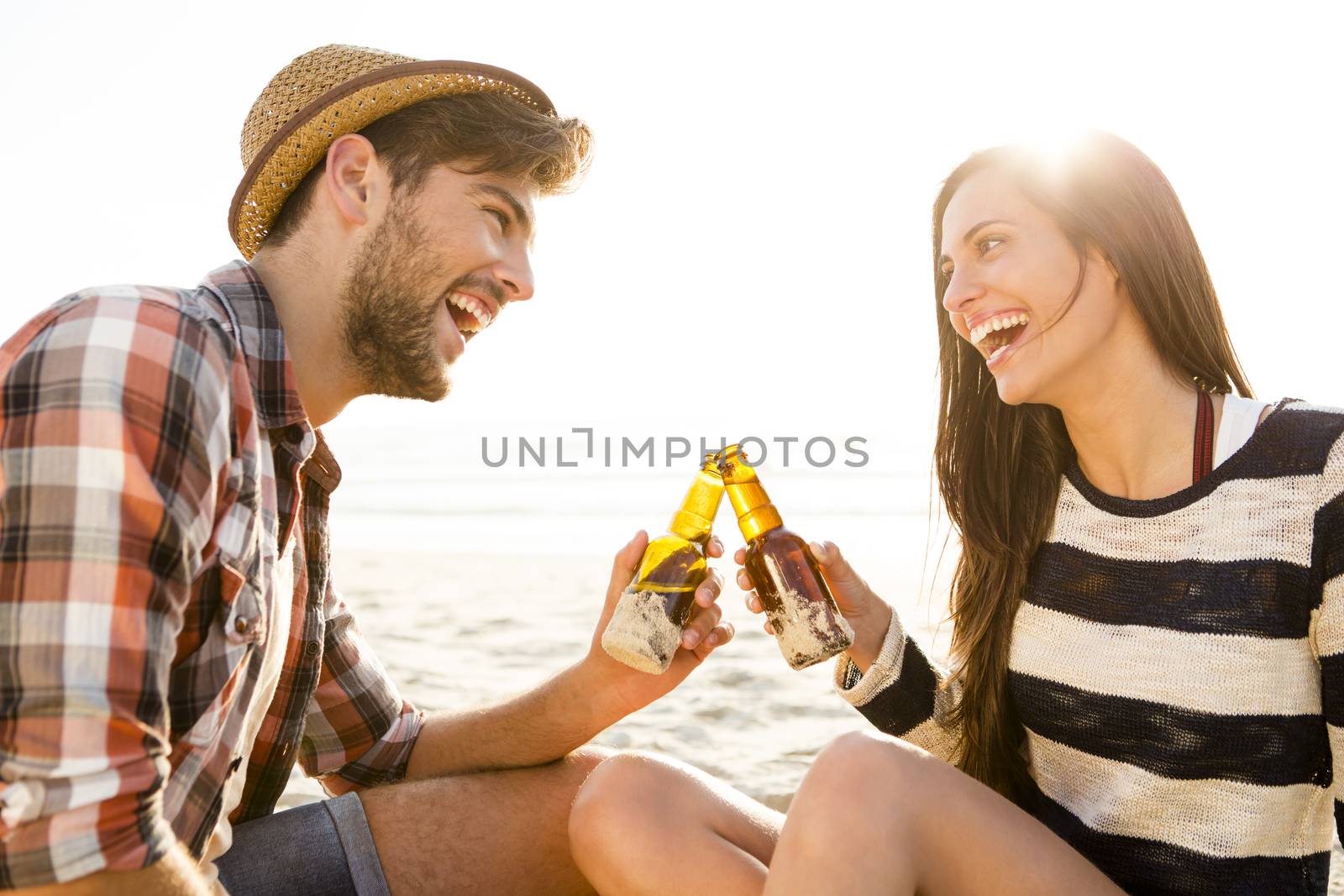 Couple having great time together by Iko