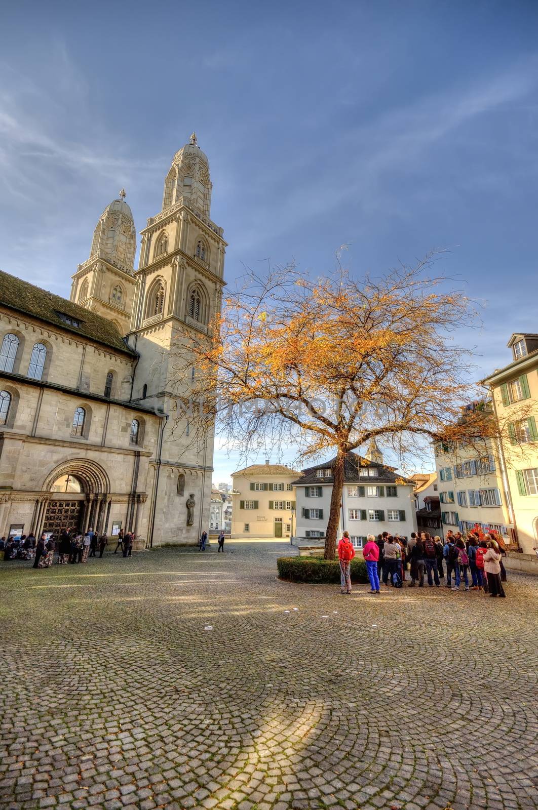 Cathedral of Zurich, Switzerland by anderm