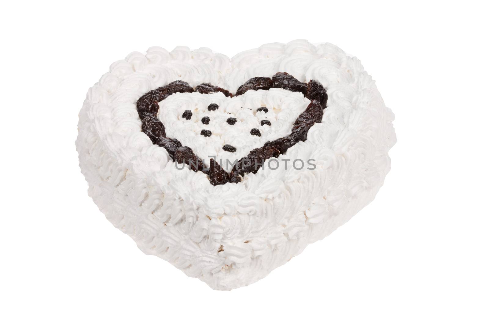 Cake on isolated background