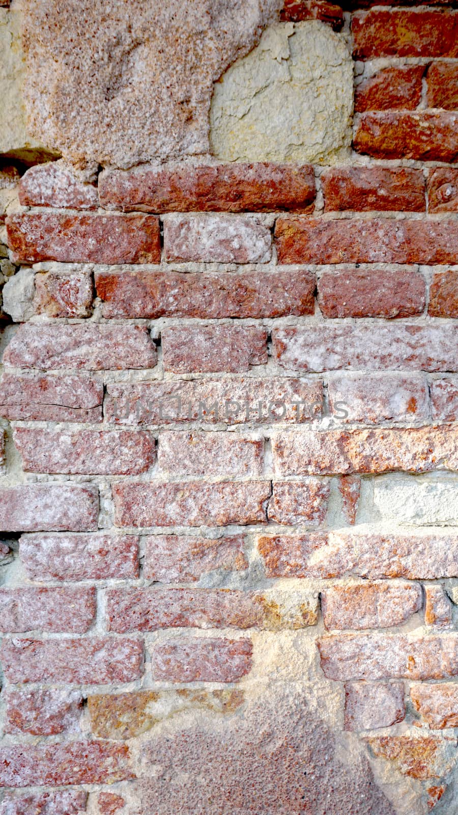 decay brick wall textures in Venice, Italy