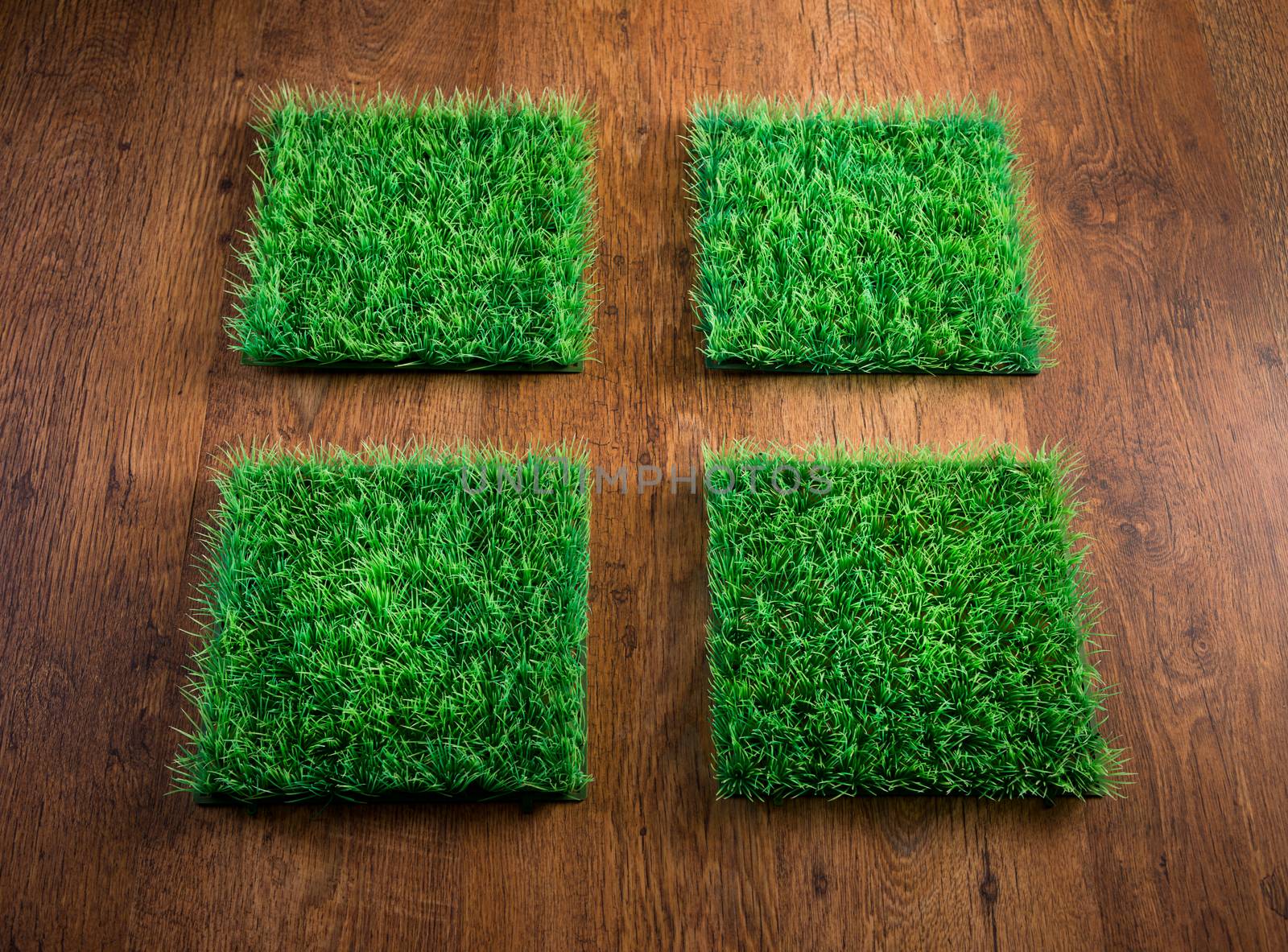 Artificial turf tiles by stokkete