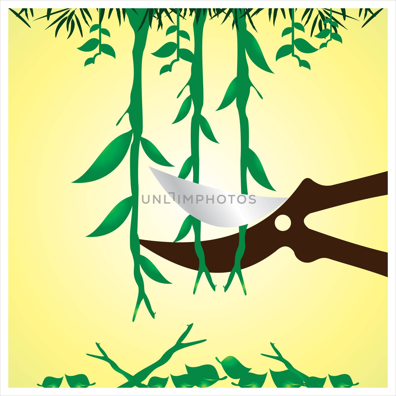 Gardening, agriculture & harvesting Vector illustration