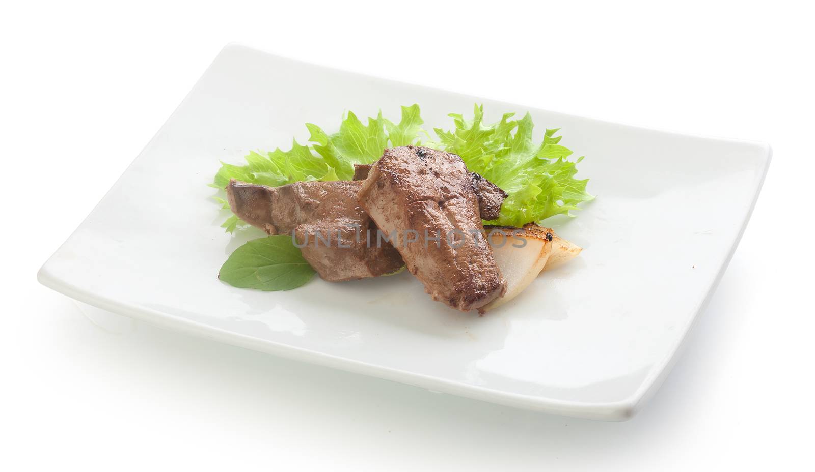 Fried beef liver by Angorius