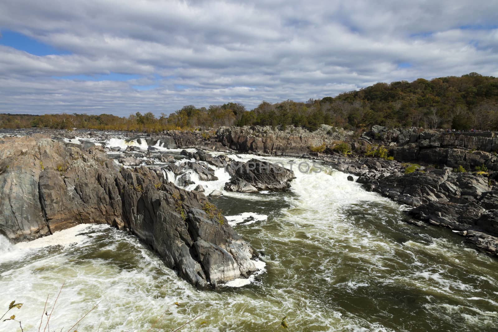 Great Falls Park on Potomac River, Virginia, USA