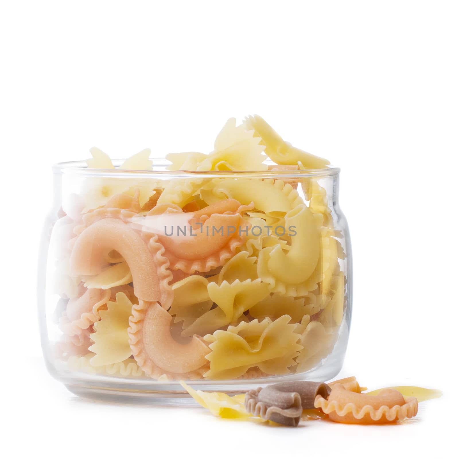Pasta in a transparent jar  by victosha