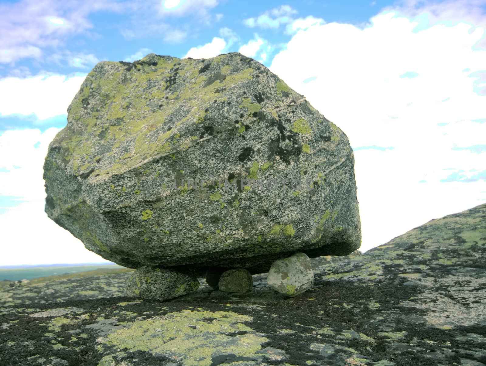 seita stone  in the polar North close up by max51288