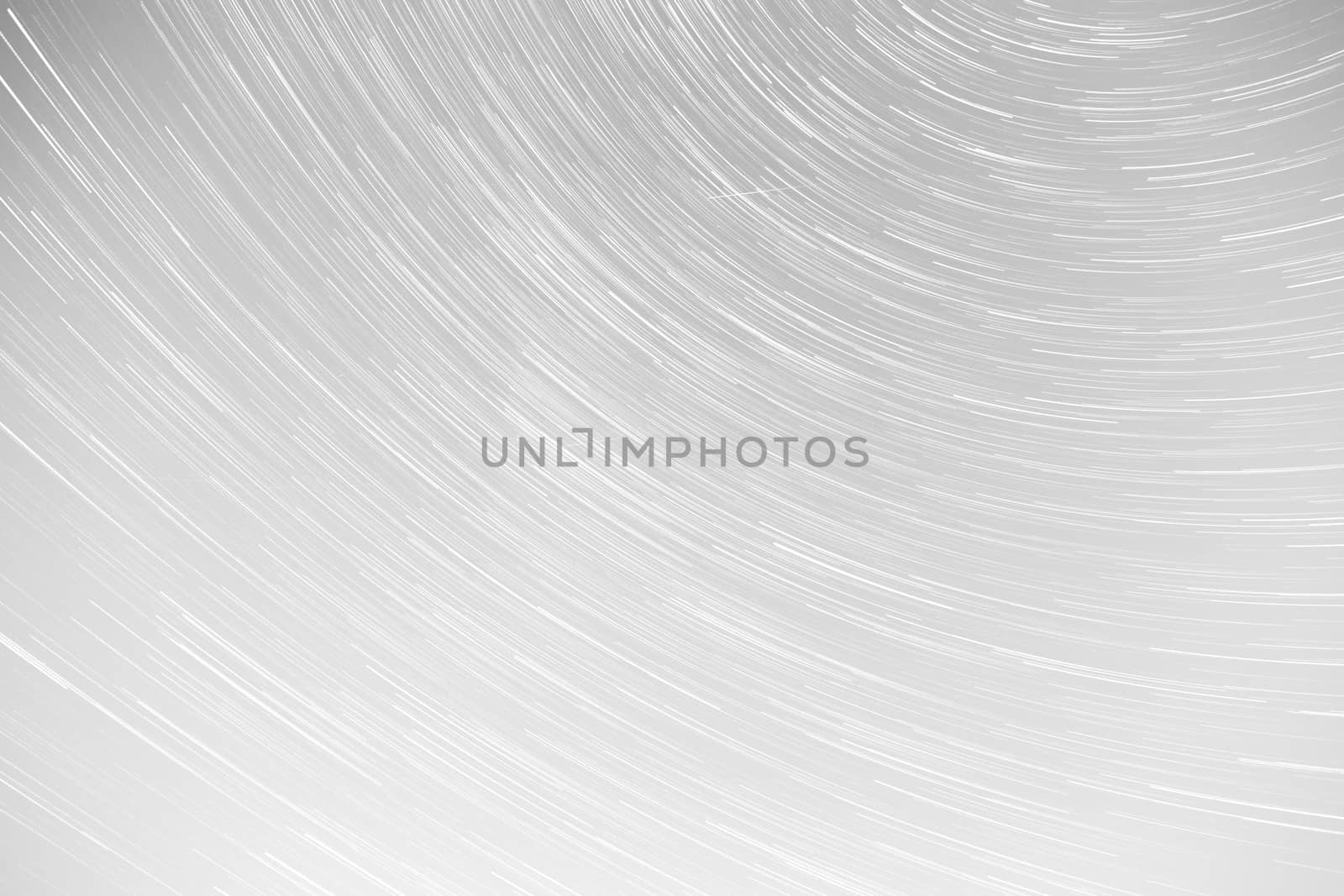 Star Trails with Grey Sky
