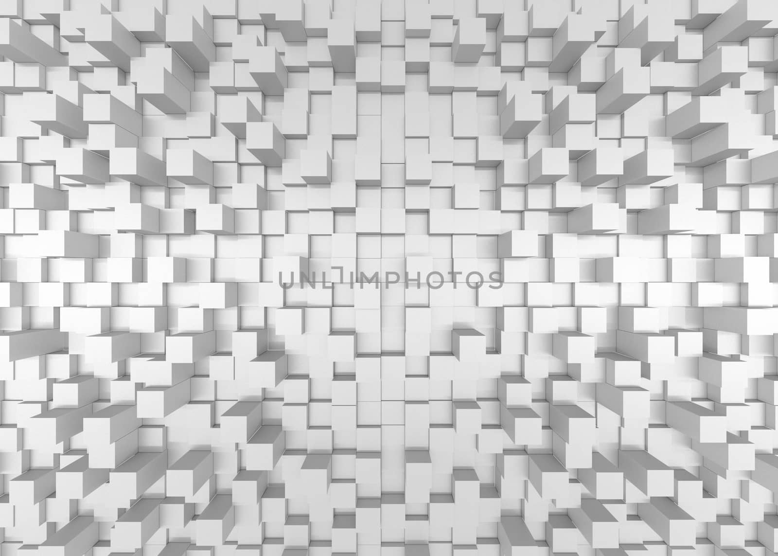 Illustration of abstract mosaic 3d gold background 