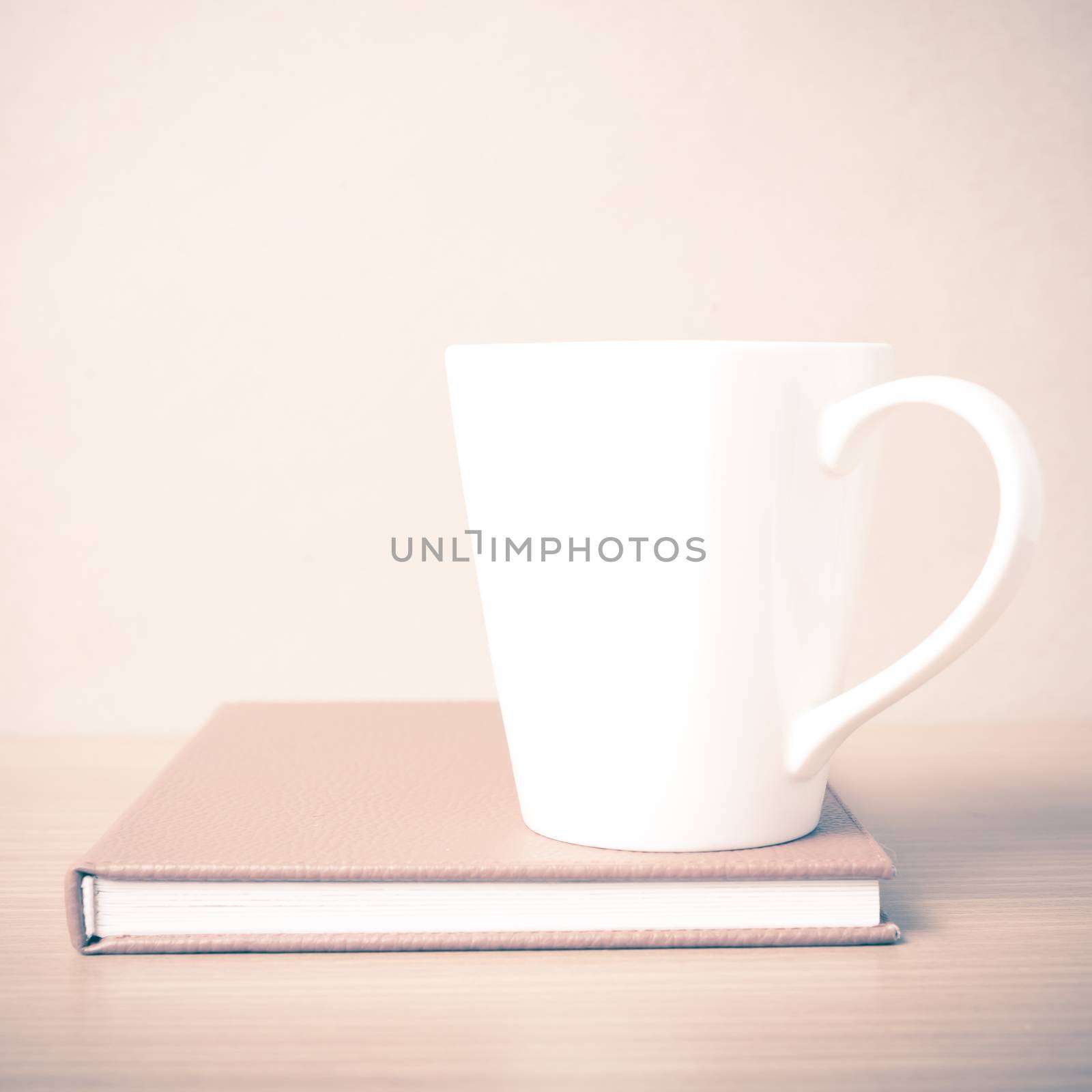 book and coffee mug vintage style by ammza12