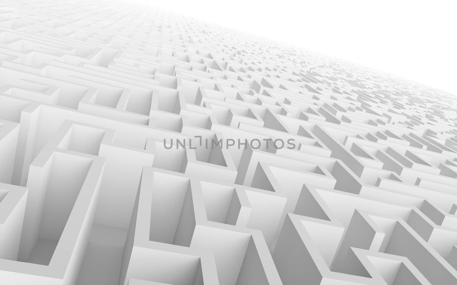 High quality illustration of a large maze or labyrinth