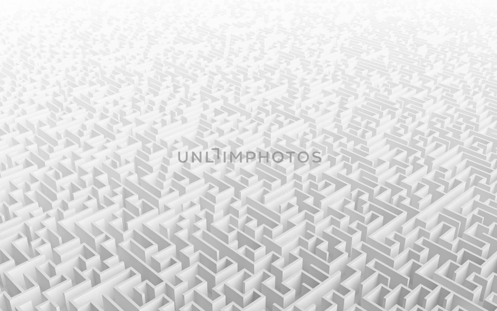 High quality illustration of a large maze or labyrinth