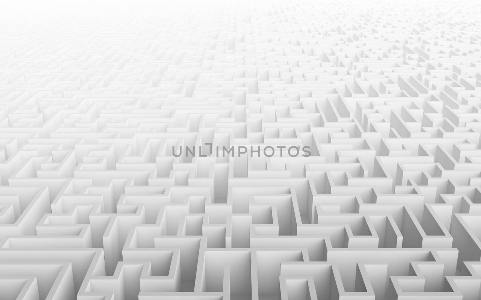 High quality illustration of a large maze or labyrinth