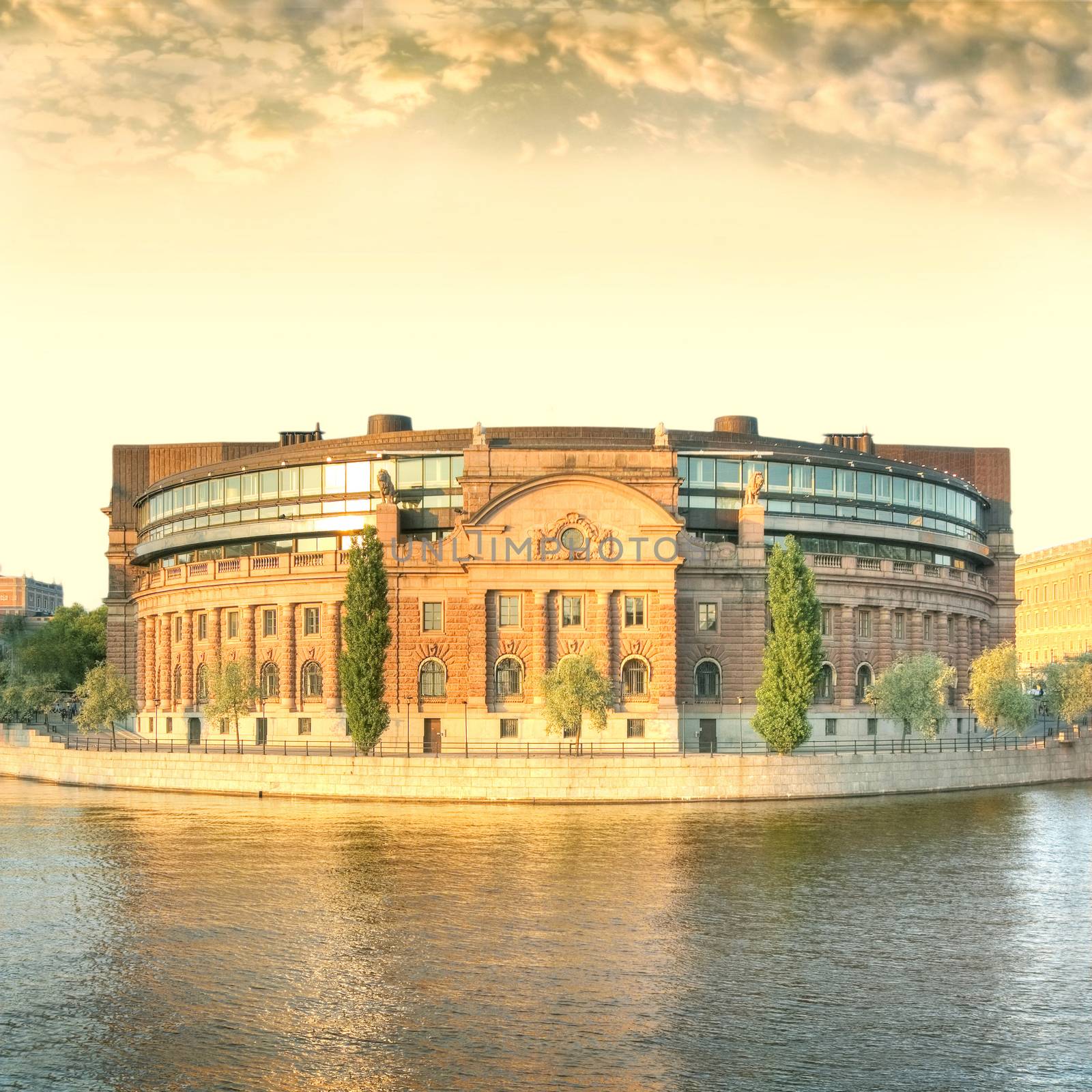 Scandinavia. Parliament in Stockholm.